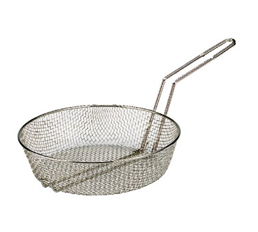Culinary Basket, 12&quot; dia. x 3&quot;  deep, round, medium mesh, 