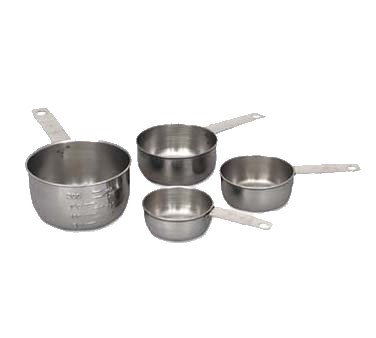 MEASURING CUP SET, INCLUDES: 1/4, 1/3, 1/2, &amp; 1 CUP,