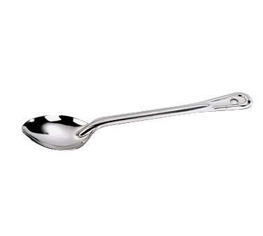CONVENTIONAL SERVING SPOON, 13&quot;L, SOLID, GROOVED HANDLE,