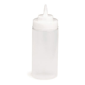 SQUEEZE BOTTLE,16 OZ,WIDE MOUTH