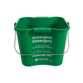 Kleen-Pail Pro, 6 qt., rounded corners, molded-in
