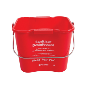 Kleen-Pail Pro, 6 qt., rounded corners, molded-in