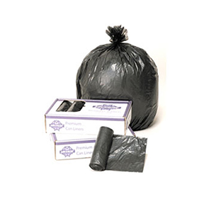 WHITE TRASH BAG/LINER, 24 X 32, 13/16 GALLON, 500/CASE