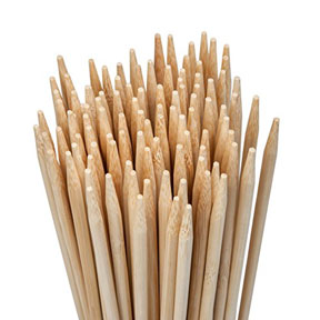 SKEWERS, BAMBOO, XTRA LONG, 21&quot; LONG, 5.00mm DIA, 1000/BOX