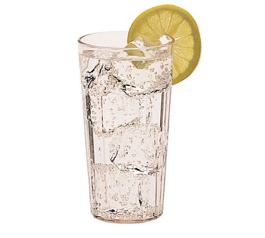 NEWPORT TUMBLER, FLUTED, 16.4 OZ., CLEAR, 36/CS