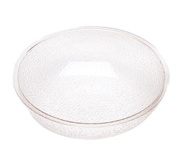 PEBBLED SALAD BOWL 12&quot;, CLEAR