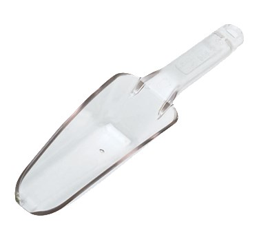 CAMWEAR SCOOP, 6 OZ., POLYCARBONATE, CLEAR, NSF