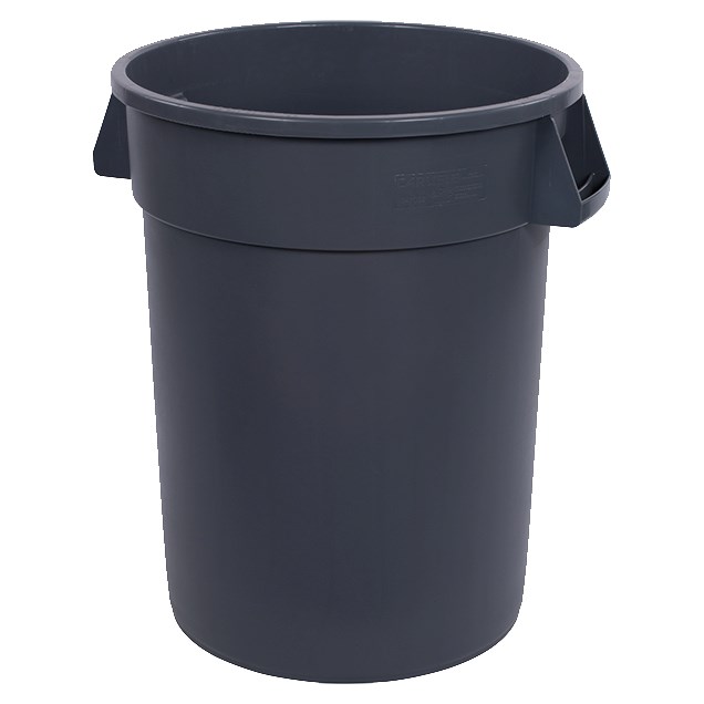 Bronco Waste Container, 32  gallon, 27-3/4&quot;H x 22-3/8&quot; 