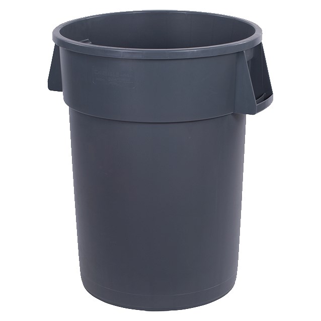 Bronco Waste Container, 44  gallon, 31-3/8&quot;H x 24-1/2&quot; 