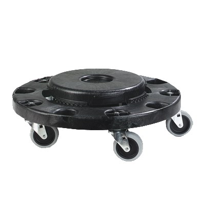 BRONCO CONTAINER DOLLY, ROUND, 6&quot;H X 17-3/4&quot; DIA.,