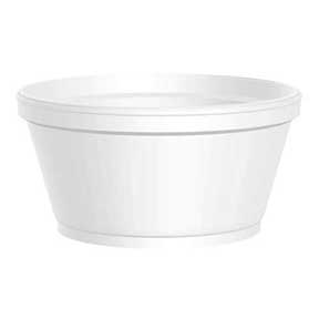 CONTAINER, SQUAT BOWL, 8 OZ, 1000 PER CASE