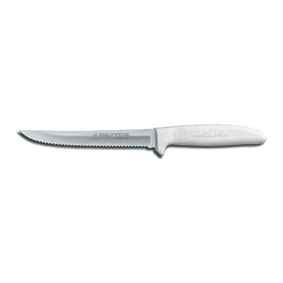 Sani-Safe (13303) Utility  Slicer, 6&quot;, scalloped edge, 