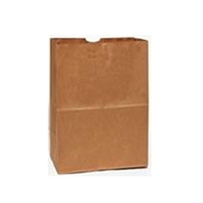 BAG, SHORTY BROWN, 20#, KRAFT, 8-1/4&quot; X 6&quot; X 14&quot;,