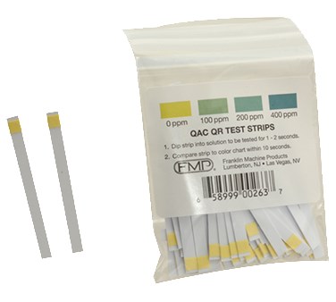 LITMUS TEST STRIPS, FOR QUATERNARY AMMONIA COMPOUNDS