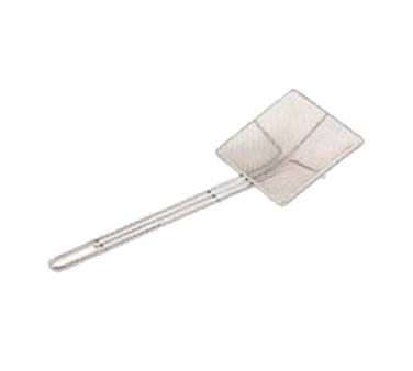 SKIMMER, 6-1/2&quot; X 6-1/2&quot; X
14&quot;L HANDLE SQUARE, 
FINE MESH, NICKEL-PLATED