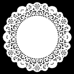 5&quot; LACE DOILIES WHITE CAMBRIDGE 1000/CS