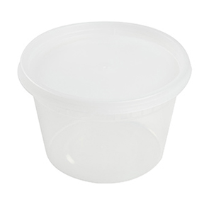 DELI CONTAINER COMBO, BASE/LID, 16 OZ, 240/CS 