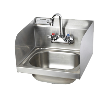 HAND SINK, WALL MOUNT, 15-3/4&quot;W X 15-1/4&quot;D X 13-3/8&quot;H