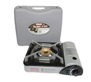 BUTANE STOVE WITH CASE, 10,000 BTU