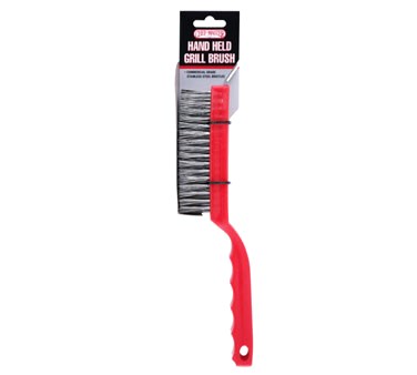 GRILL BRUSH W/SCRAPER