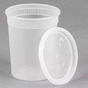 DELI CONTAINER COMBO, BASE/LID, 32OZ, 240/CS