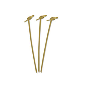 BAMBOO TOOTHPICK KNOT, 4&quot;, 10 BAGS (100)/CS, SOLD BY THE 