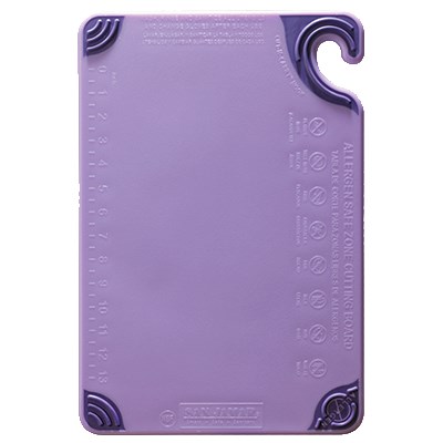 SAF-T-GRIP CUTTING BOARD, 12&quot; X 18&quot; X 1/2&quot;, PURPLE