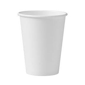 PAPER CUP, 12 OZ, HOT, DOUBLE WALL, WHITE, 600/CS