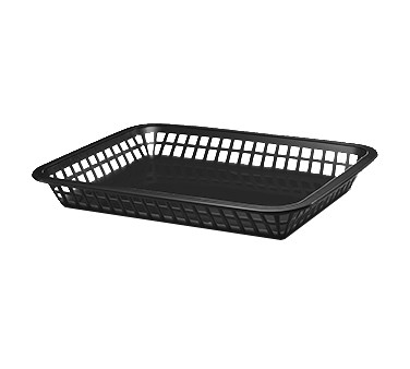 PLATTER BASKET, RECTANGULAR,  11-3/4&quot; X 8-1/2&quot;, BLACK, 