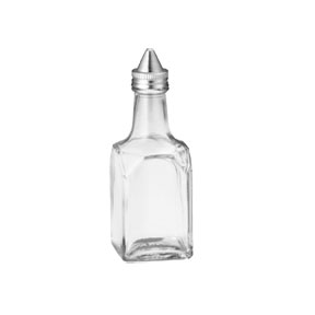 CRUET, GLASS, SQUARE