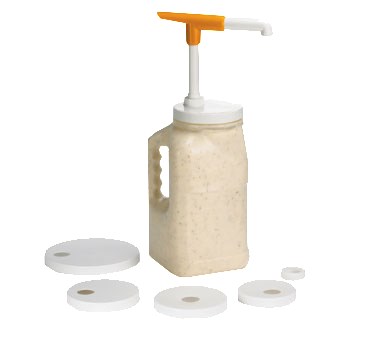 PUMP KIT, PLASTIC, 1 OZ. WIDE MOUTH PUMP AND CAP