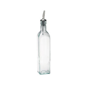 OLIVE OIL BOTTLE, 16 OZ, W/POURER