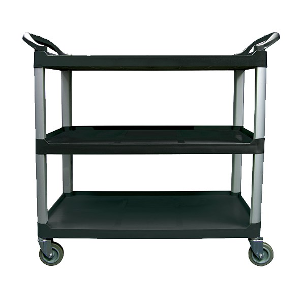 BUS CART, 300 LB. CAPACITY, 40&quot;L X 20&quot;W X 38&quot;H, 3-TIER