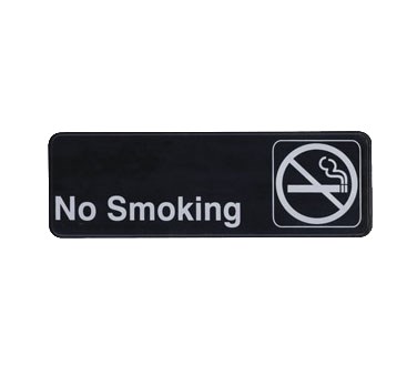 SIGN, NON SMOKING