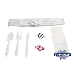 FLATWARE MEAL KIT, MEDIUM WT., F, K, P, S, 250/CS