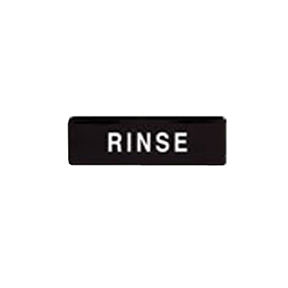 SIGN, RINSE, 3&quot; X 9&quot;,