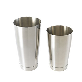 COCKTAIL SHAKER SET,BARFLY, (1) 28OZ &amp; (1) 18OZ, CAPPED