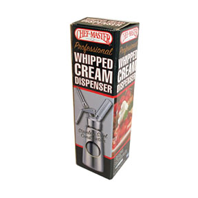 WHIPPED CREAM DISPENSER,(1)  PINT, S/S