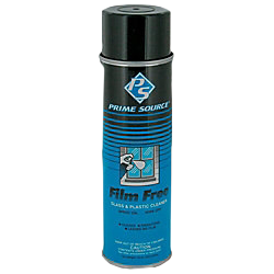 GLASS CLEANER, FOAM, FILM FREE, 20oz AREOSOL CAN, 12/cs