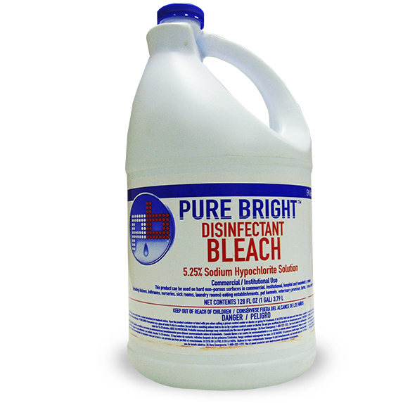 BLEACH, 6%, GALLON, 6 PER CASE