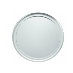 Pizza Pan, 12'' dia., round, wide rim, aluminum 