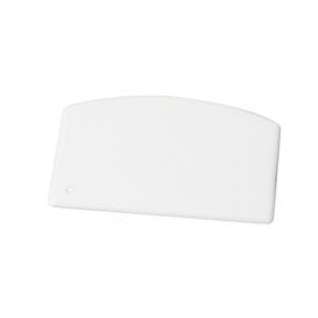 Dough Scraper, 5-1/2'' x 3-3/4'', plastic, white, NSF