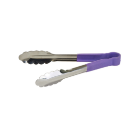 UTILITY TONG, 12", PURPLE HANDLE