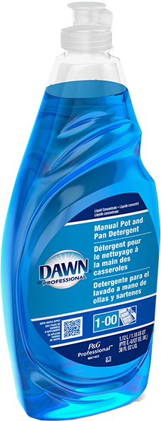 DAWN, POT/PAN, BLUE, 38 OZ. BOTTLE, 8 BOTTLES/CS